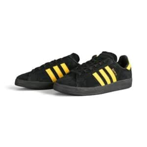 Adidas Campus ADV Skate Shoes Black Gold Black Supereight